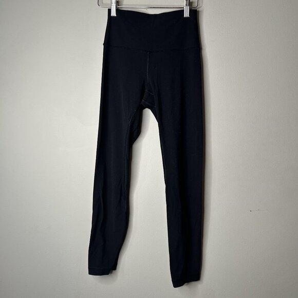Lululemon Align Black Pull On Activewear Leggings Women's Size 4 - Picture 1 of 8